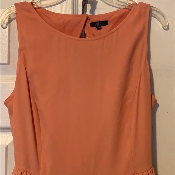 Jarlo Small Peach/ Pink high low dress - Picture 2 of 4